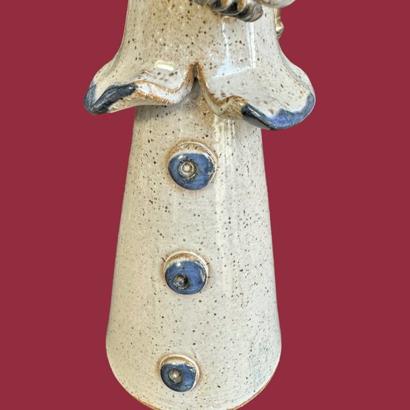 SET OF 2 VINTAGE EARTHENWARE FIGURINES - ABSOLUTELY LOVELY! - Picture 10 of 16